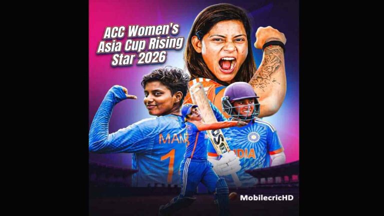 Women's Asia Cup Rising Stars 2026 Squad, Fixture, Live Stream
