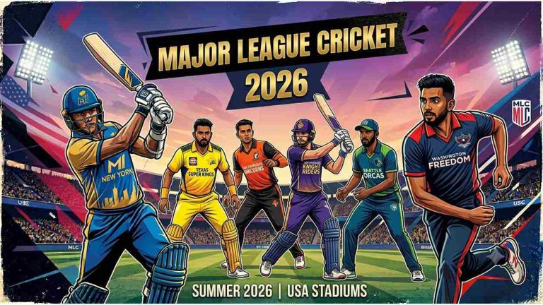MLC - Major League Cricket 2026 Live Streaming & TV Channels