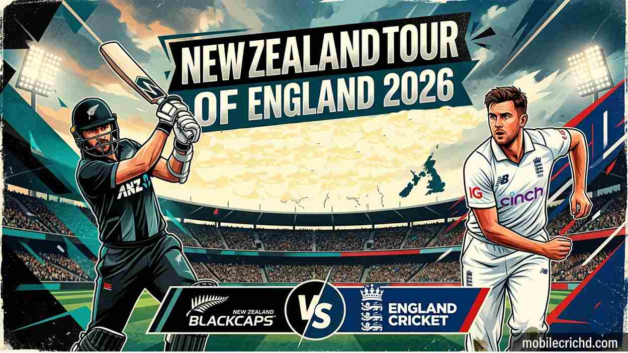 New Zealand vs England 2026 Live Streaming
